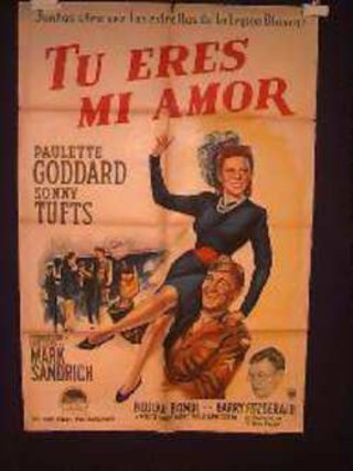 a movie poster with a woman on top of a man