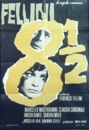 a poster with a number and a man's face