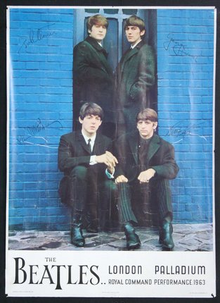 The Beatles - London Palladium - 1964 Reproduction (Black