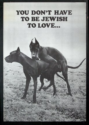 You Don't Have To Be Jewish To Love... | Original Vintage Poster | Chisholm  Larsson Gallery