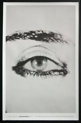 a close-up of a woman's eye