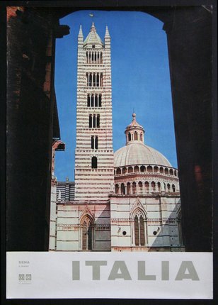 a poster of a building