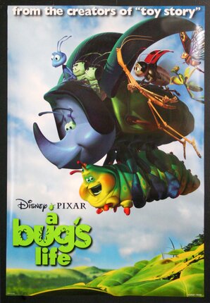 a movie poster with cartoon characters