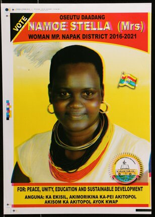 a poster of a woman