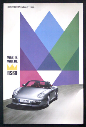 a poster of a sports car