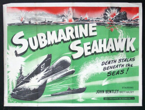 a poster of a submarine