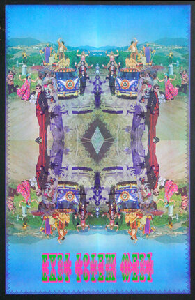 a mirror image of a group of people