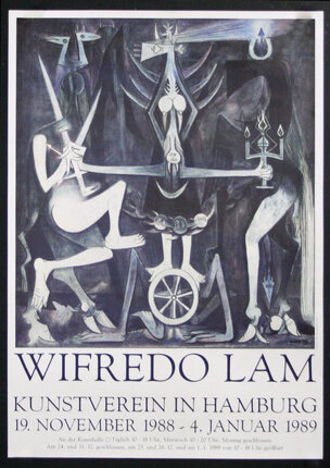 a poster of a man holding a sword and a wheelbarrow