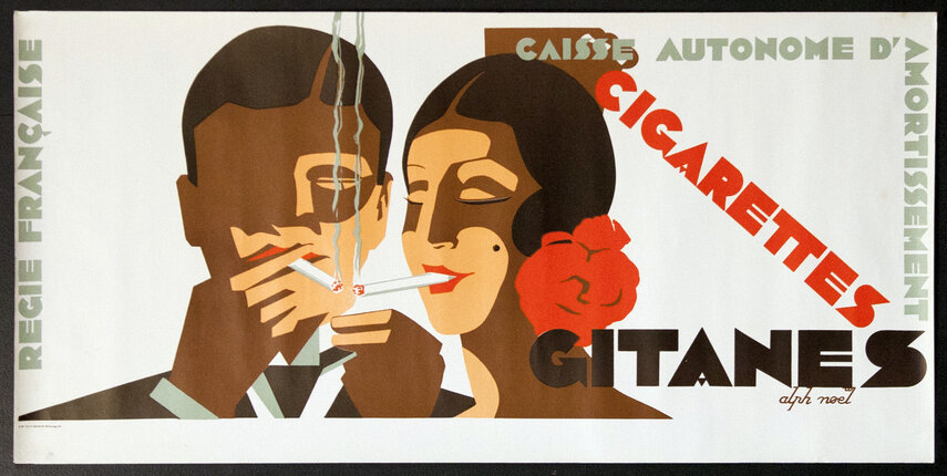 a man and woman smoking cigarettes