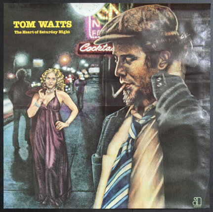 a poster of a man smoking a cigarette