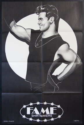 a poster of a man holding a baseball bat