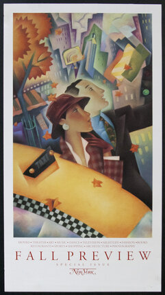 a poster of a man and woman