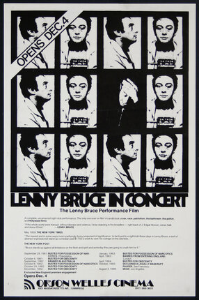 Lenny Movie Poster Lenny Bruce 24in x 36in 