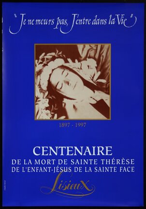a blue and white cover with a picture of a woman