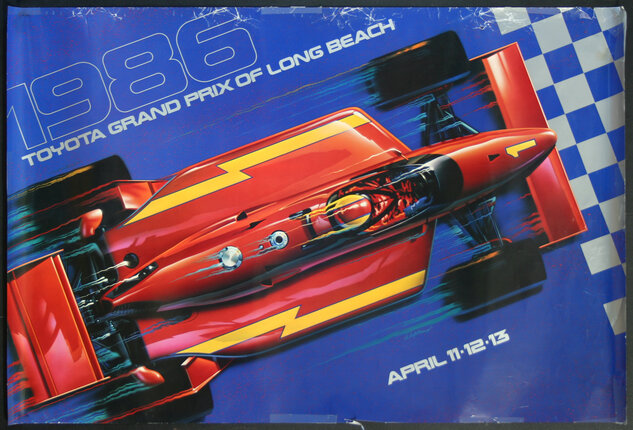 1986 Toyota Grand Prix of Long Beach (Blue Horizontal) | Original