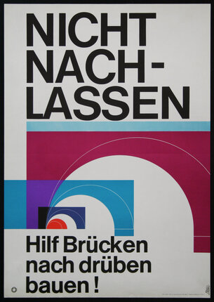 a poster with text on it