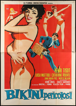 a movie poster of a woman in a garment