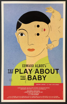 a poster of a woman and a baby