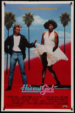 a movie poster of a man and a woman