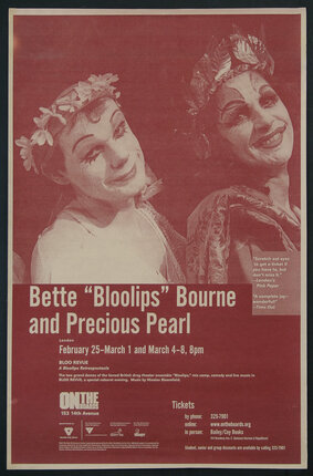 a poster of two drag performers
