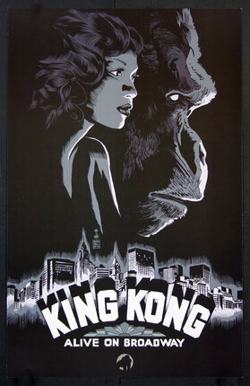 King Kong - Alive on Broadway (Francesco Francavilla Design), Original  Vintage Poster