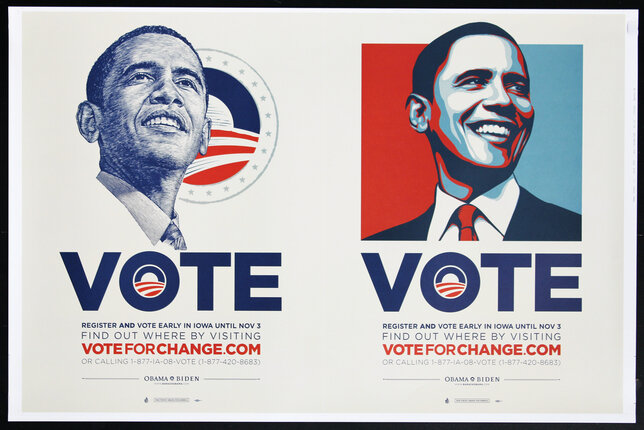 Vote for Change - Barack Obama Presidential | Original Vintage Poster | Chisholm Larsson Gallery