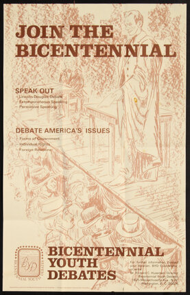 a poster of a political party