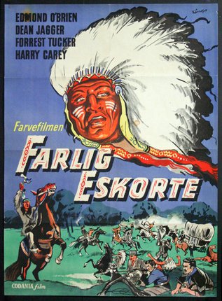 a movie poster with a man in a white headdress