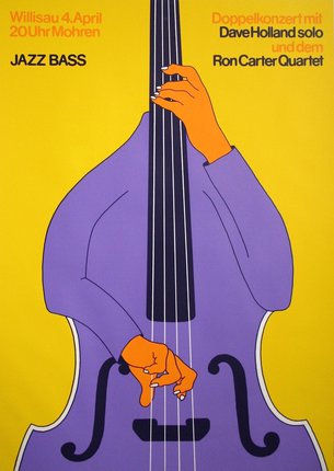 a poster of a person playing a cello
