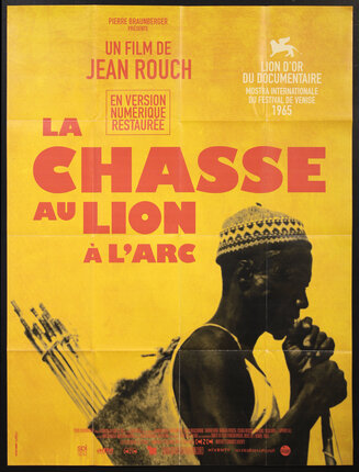 a poster of a man with a bow and arrow