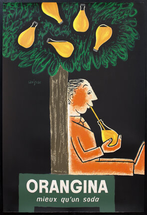 a man drinking from a bottle under a tree