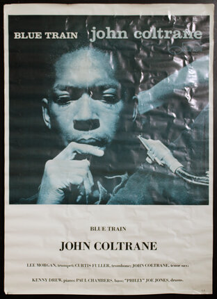 John Coltrane Poster Blue Train Face Shot 
