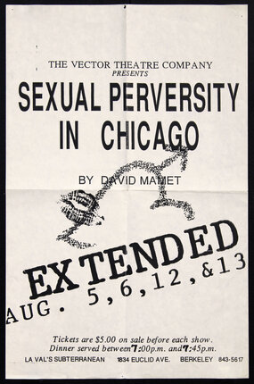 a poster for a performance