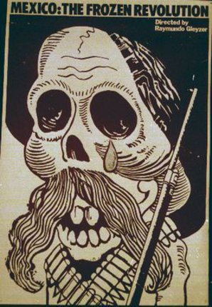 a skull with a beard and mustache