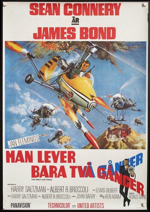 a movie poster of a man in a plane flying through the air