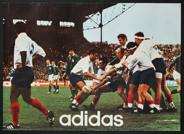 Adidas Rugby (1) Original Vintage Poster Chisholm Larsson