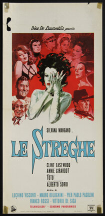 a movie poster with a woman covering her face