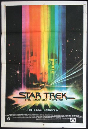 a movie poster with a rainbow of colors