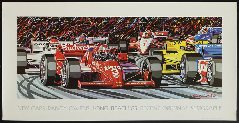 Indy Cars - Randy Owens - Long Beach '85 Recent Original