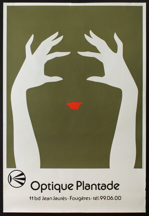 a poster with hands and lips