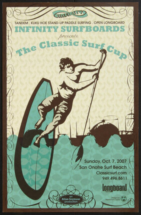 a poster for a surf cup