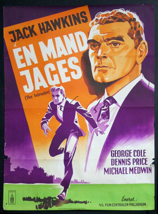 a movie poster of a man running