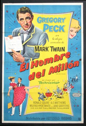 a movie poster with a man holding a piece of paper