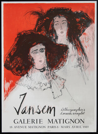 a poster of two women