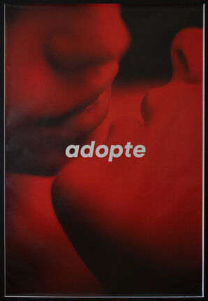 a poster of a child's face