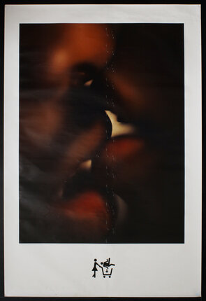 a poster with a black frame