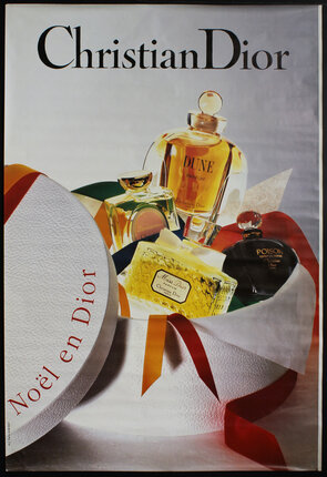 Christian Dior - Noel en Dior (Dune, Poison, Miss Dior, Diorissimo), Original Vintage Poster