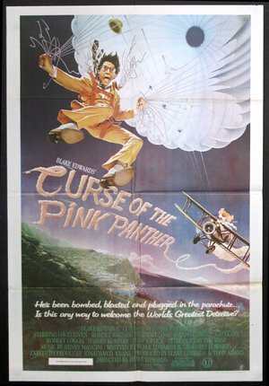 a movie poster of a man flying in the air