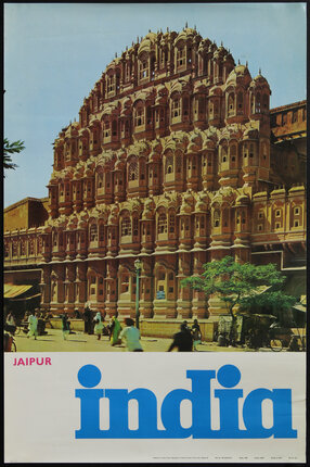 a poster of Hawa Mahal