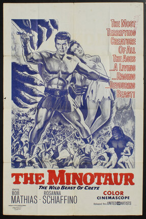 Minotaur: The Wild Beast of Crete | Original Vintage Poster